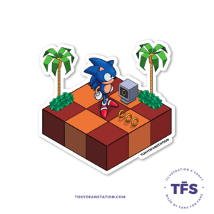 Sticker Sonic 3D