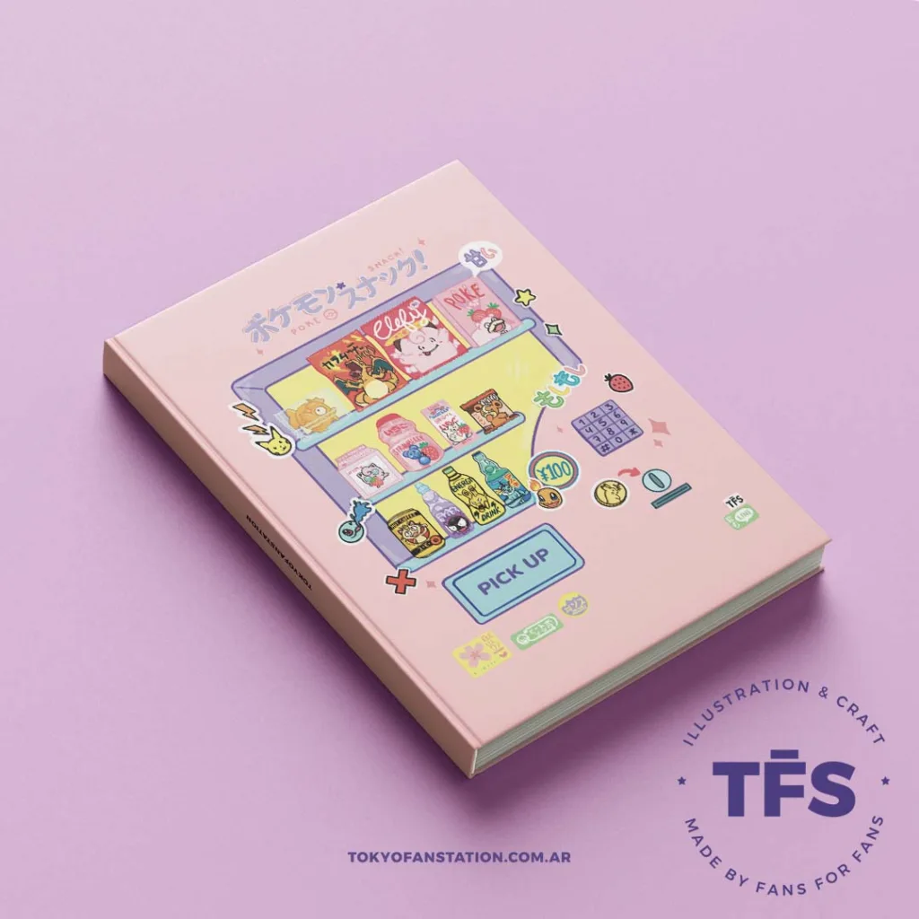 Cuaderno Cosido Pokemon Vending Machine