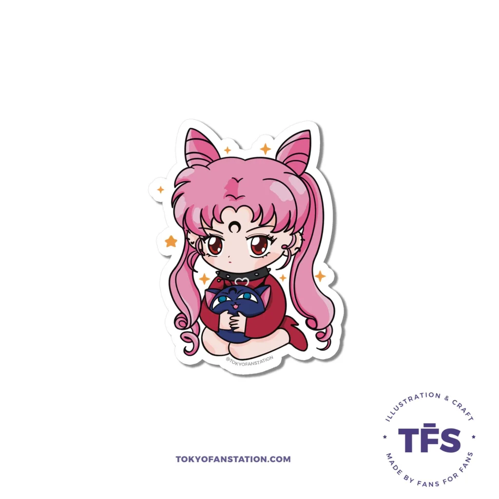 Sticker Chibi Black Lady