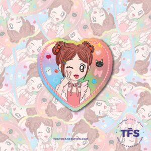 Sticker Holográfico Hachi