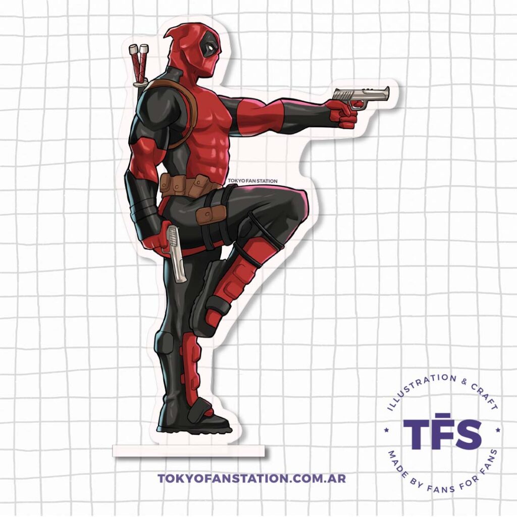 Standee de acrilico Deadpool