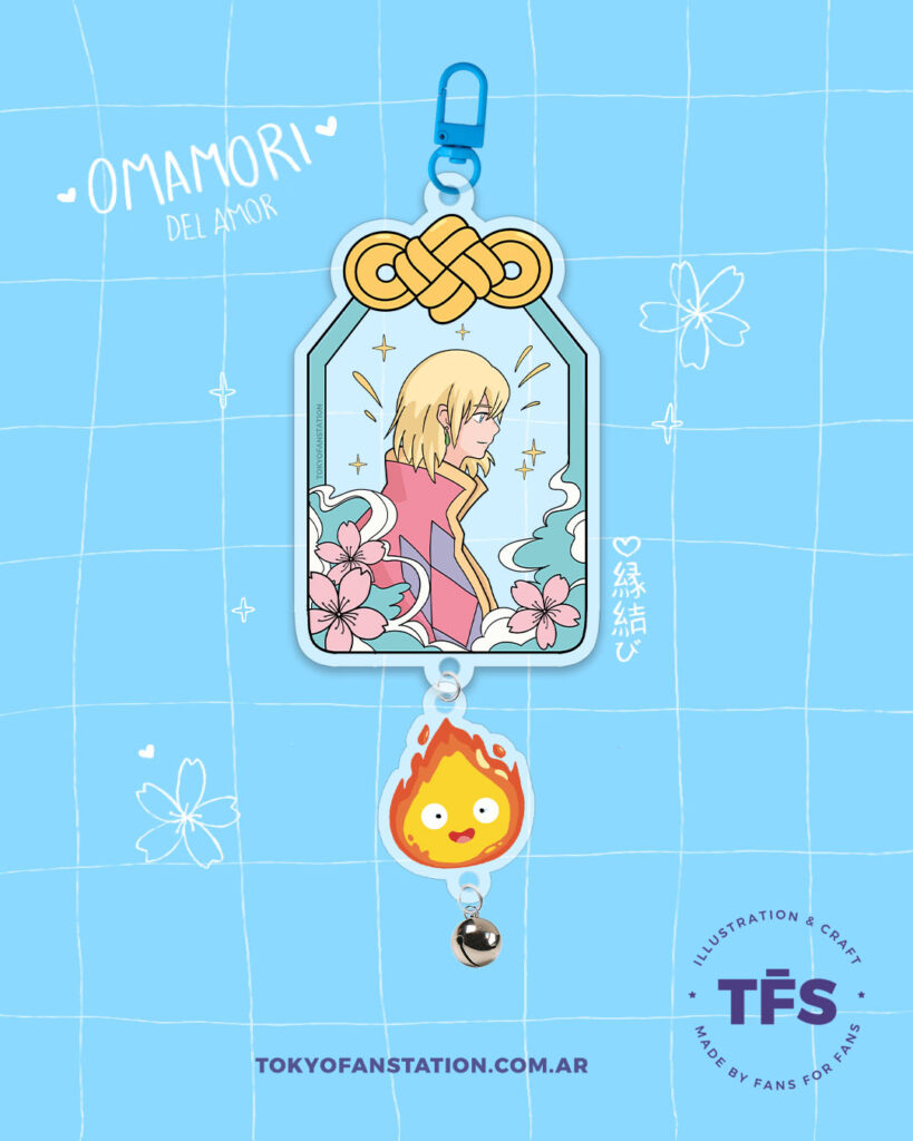 Omamori de amor Howl & Calcifer