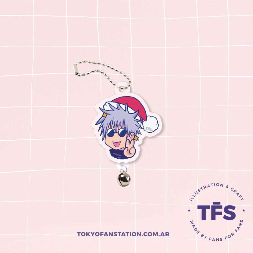 Charm Gojo edición navidad