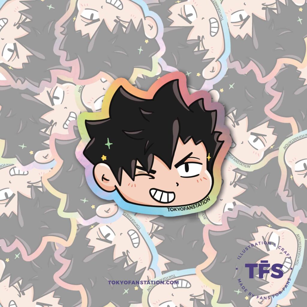 Sticker Holográfico Haikyu Kuroo