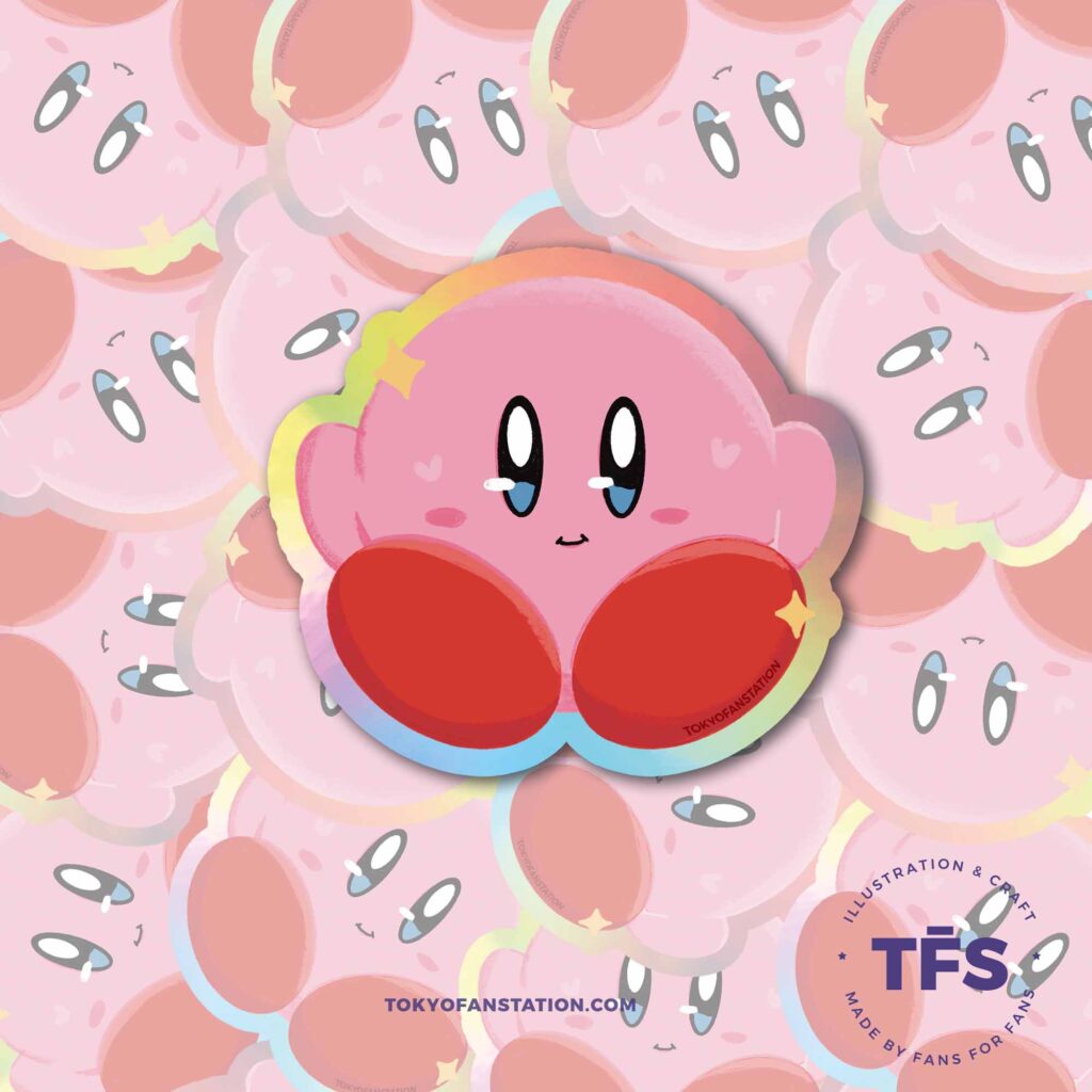Sticker Holográfico Kirby