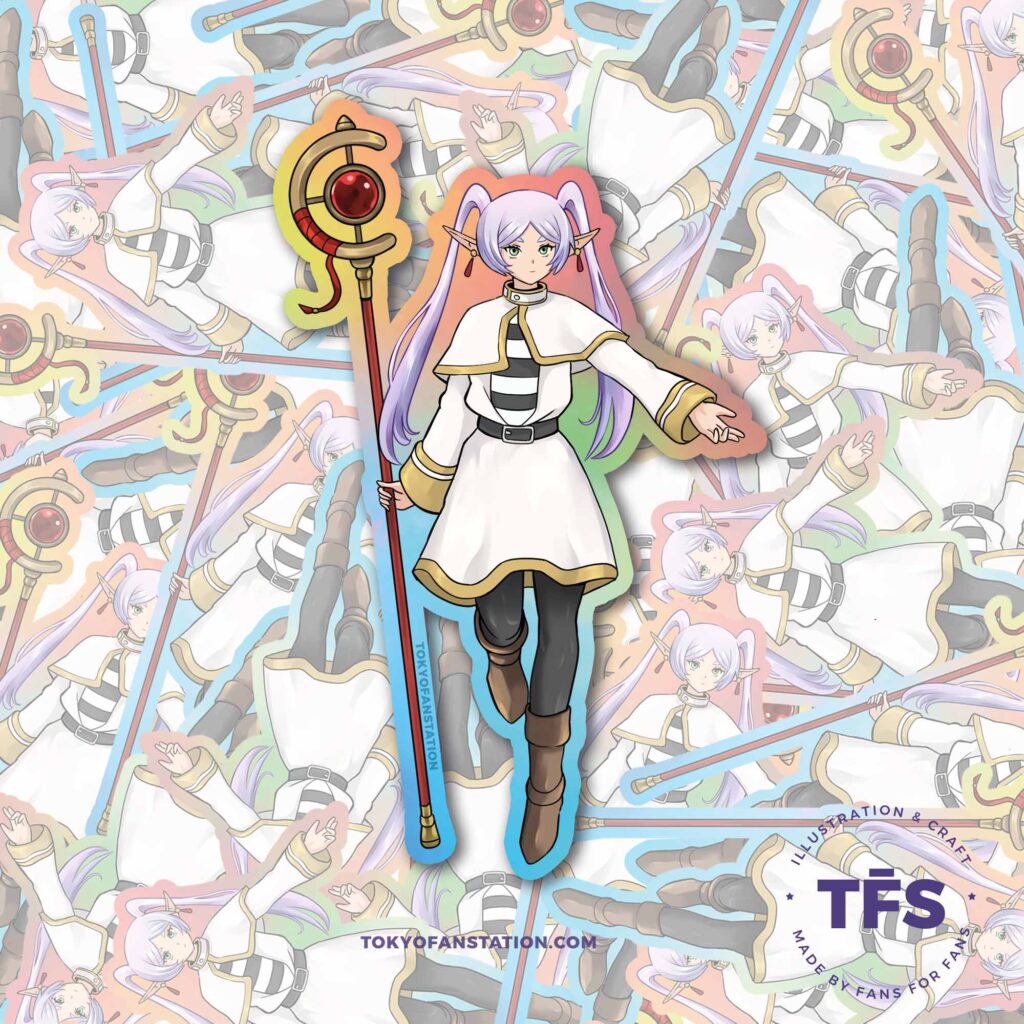 Sticker Holográfico Frieren