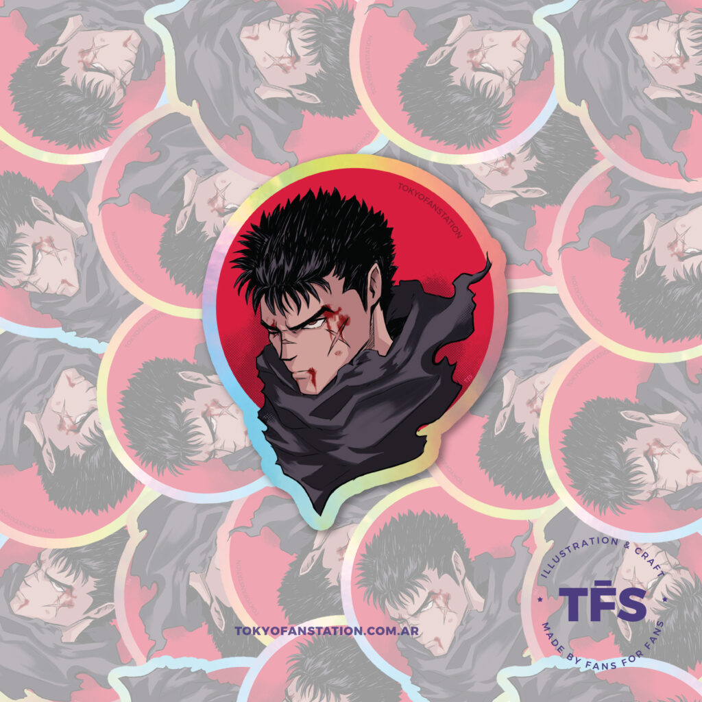 Sticker Holográfico Berserk