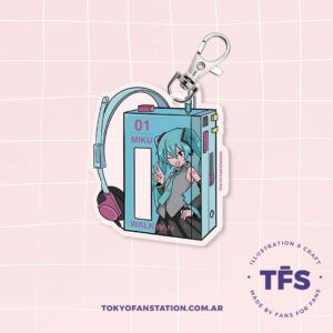 Llavero Miku Walkman